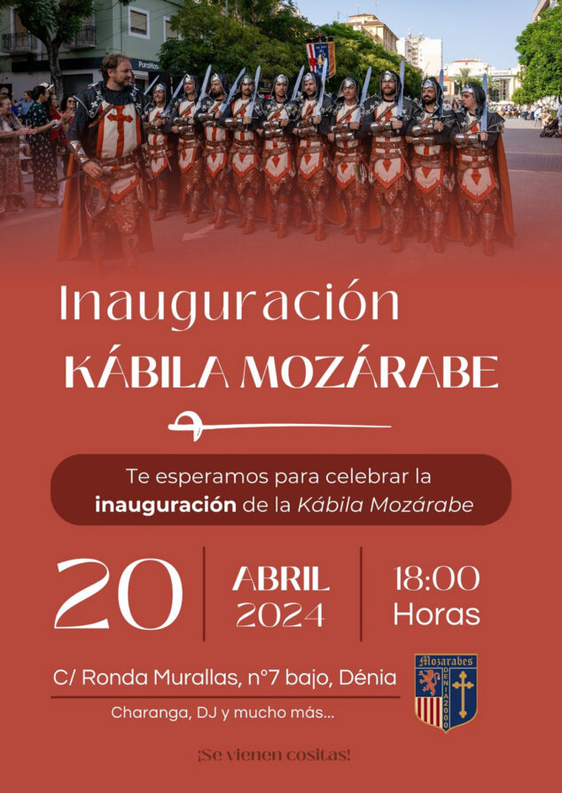 Imagen: Cartel de inauguración de la Kábila Mozárabe