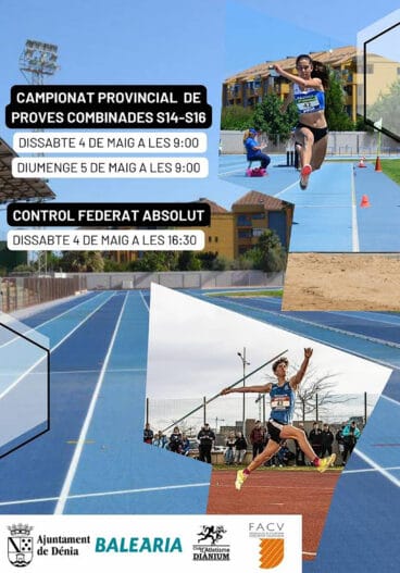 Cartel del evento deportivo