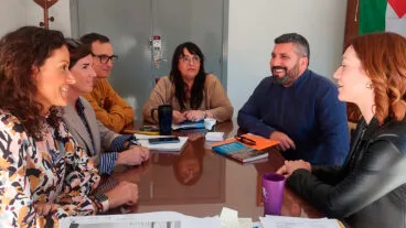 cedma y el equipo de gobierno del verger