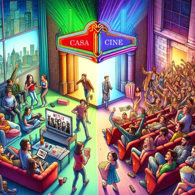 Imagen: Consumidores de Netflix versus consumidores de cine
