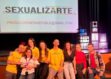 Equipo del musical ‘SexualiZarte’ de la compañía Producciones Inefable