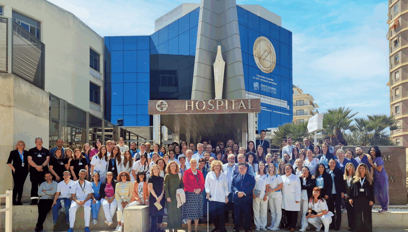 Personal de HCB Benidorm y el comité de la JCI de 2024
