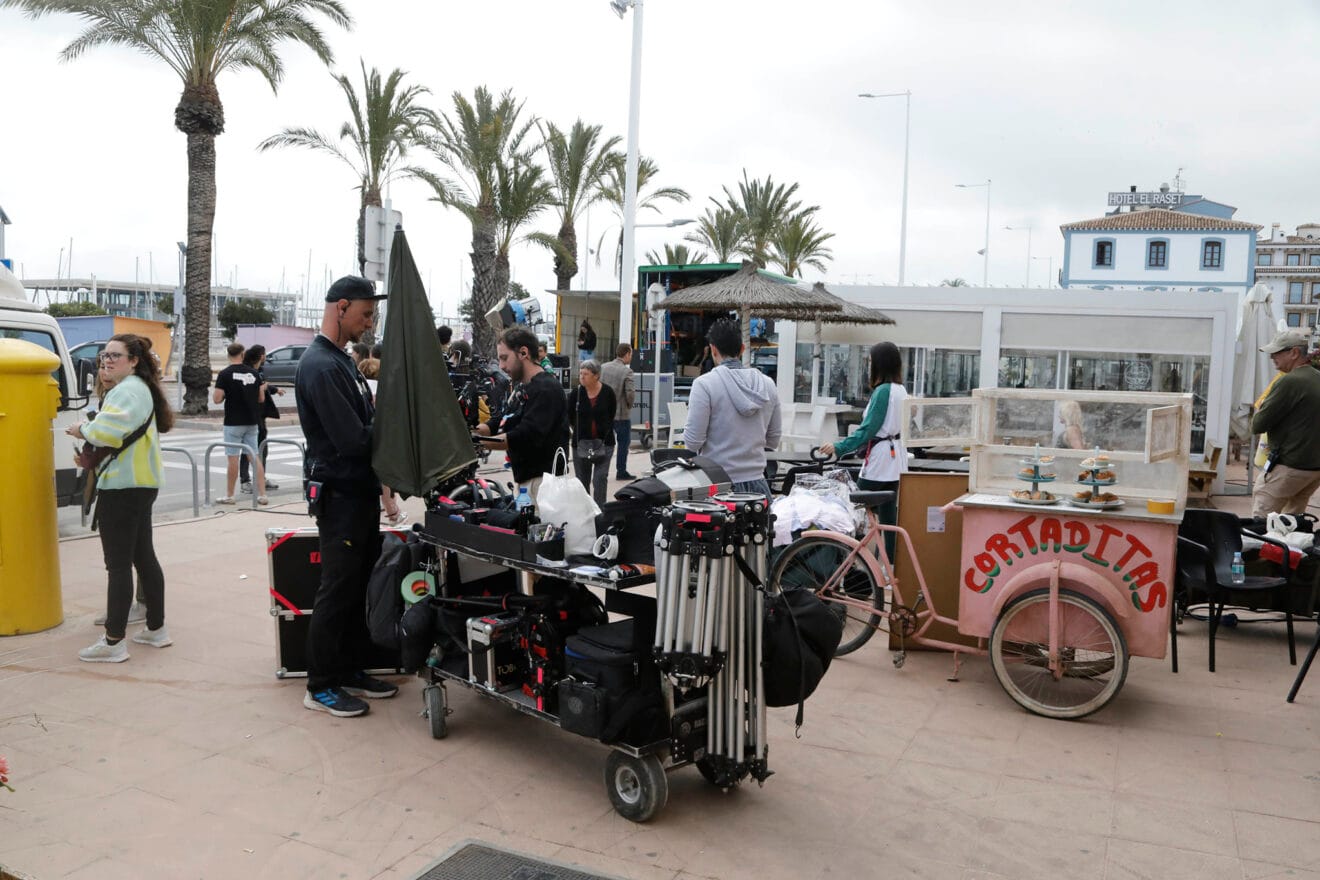 Rodaje de Isla Brava en Dénia