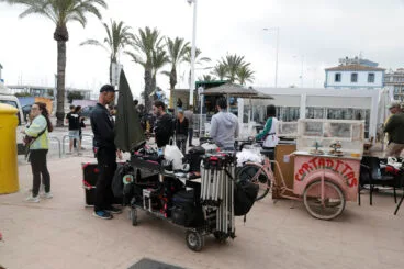 Rodaje de Isla Brava en Dénia
