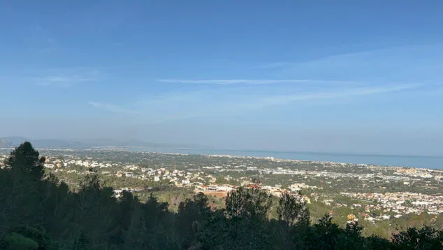 vista de denia desde el montgo