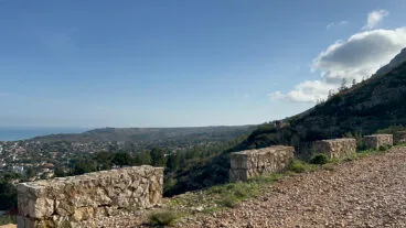 vistas desde la ruta de la cova del gamell