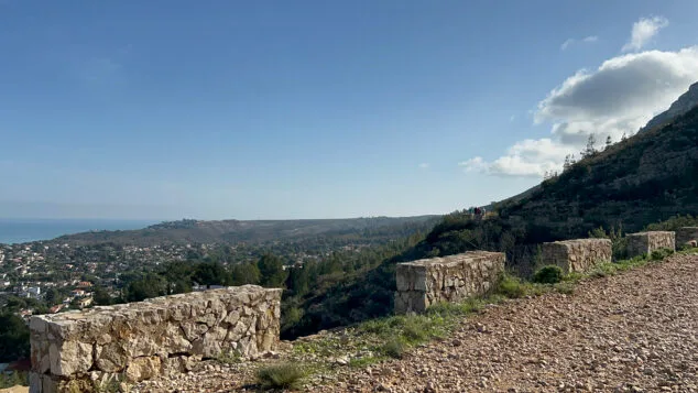 Aussicht von der Cova del Gamell-Route
