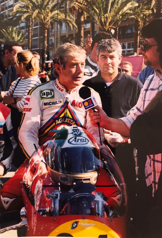 Imagen: Agostini en el evento de 2002 en Dénia