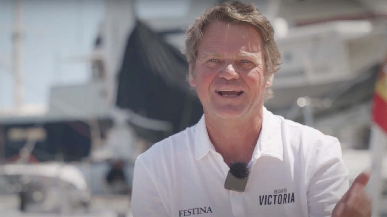 Alex Pella durante la entrevista