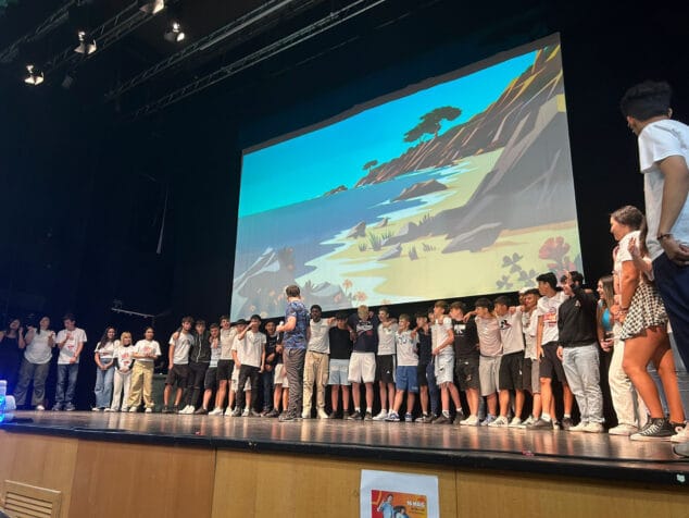 Imagen: Alumnos participan en Éxitos Compartidos