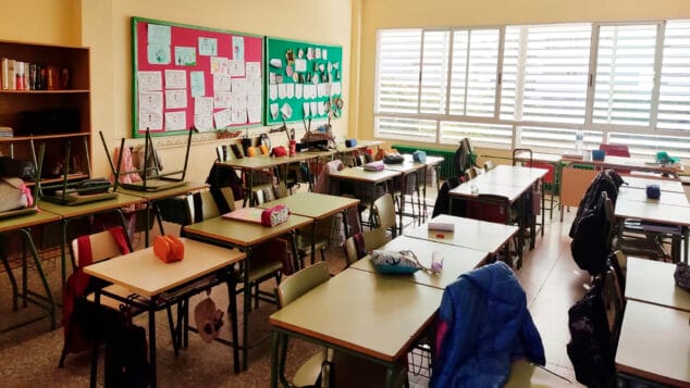 aula del colegio mediterrania de xabia archivo