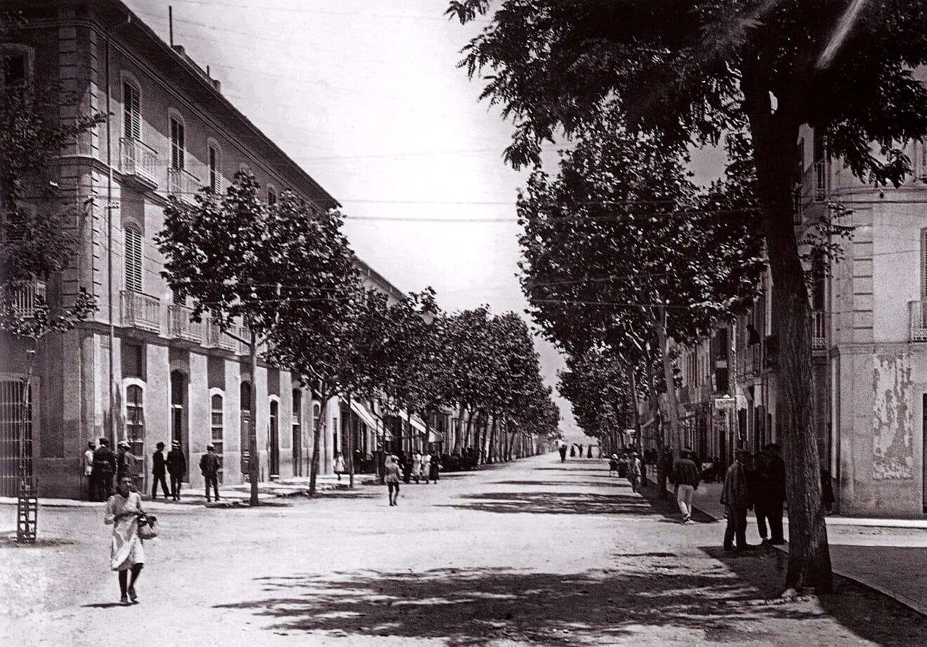 Calle Marqués de Campo en 1918 | Arxiu Municipal de Dénia. Colección Cardona-Far