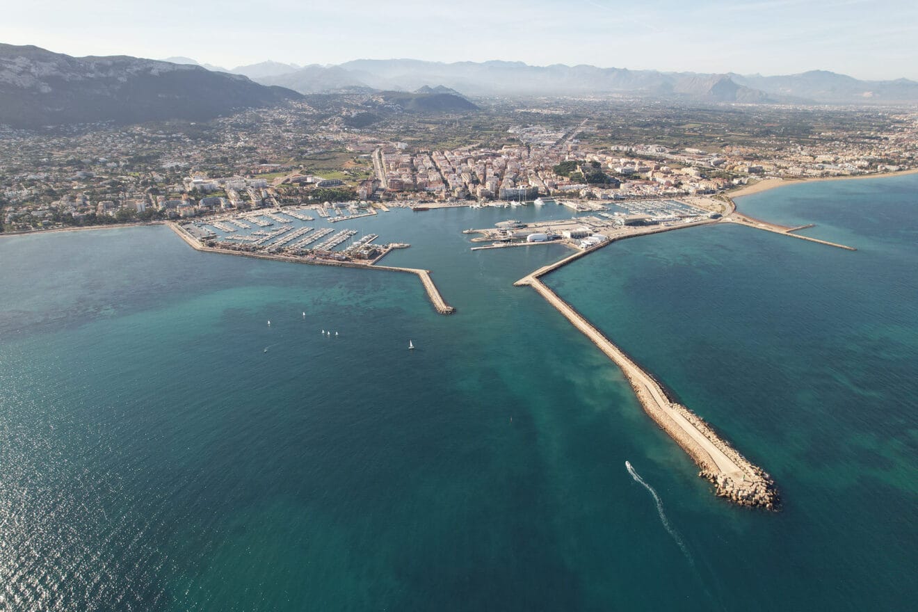 Dénia desde el mar