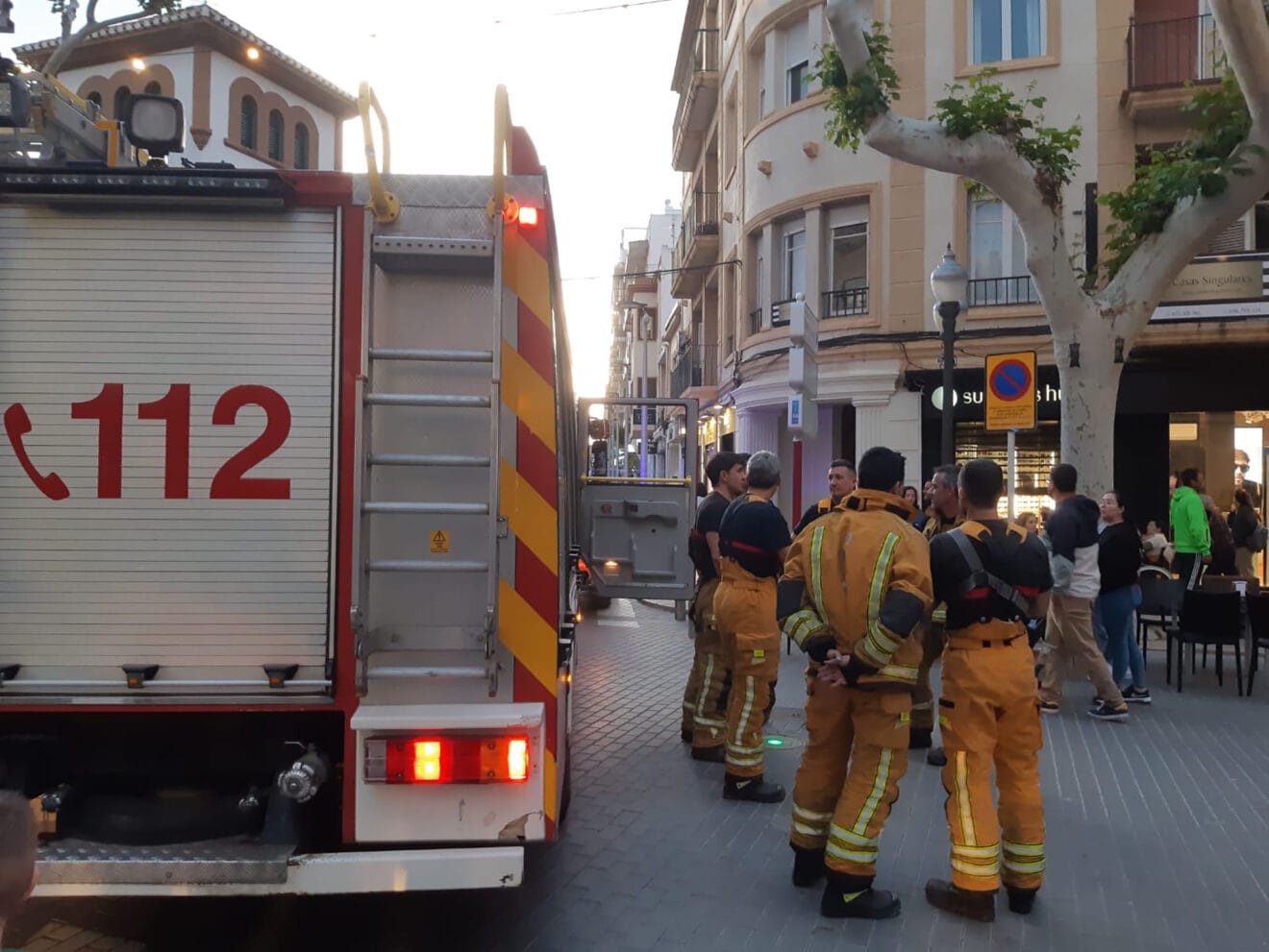Incendio en un edificio del centro de Dénia 04