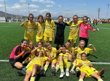 las alevines del fb denia logran el titulo de subcampeonas de la copa federacion