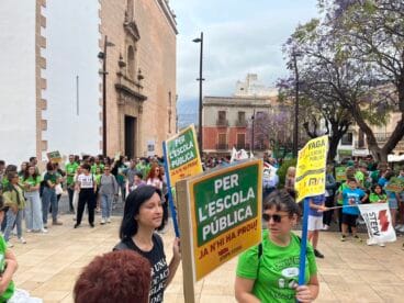 Manifestación educativa en Dénia 13