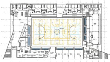 plano del nuevo pabellon deportivo de denia