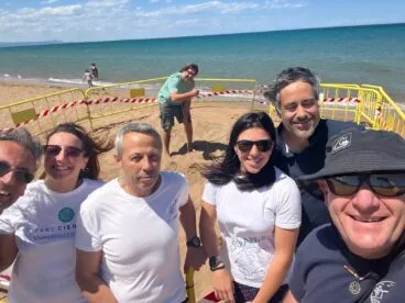 Primer avistamiento de tortugas de la temporada en playas de Dénia 5