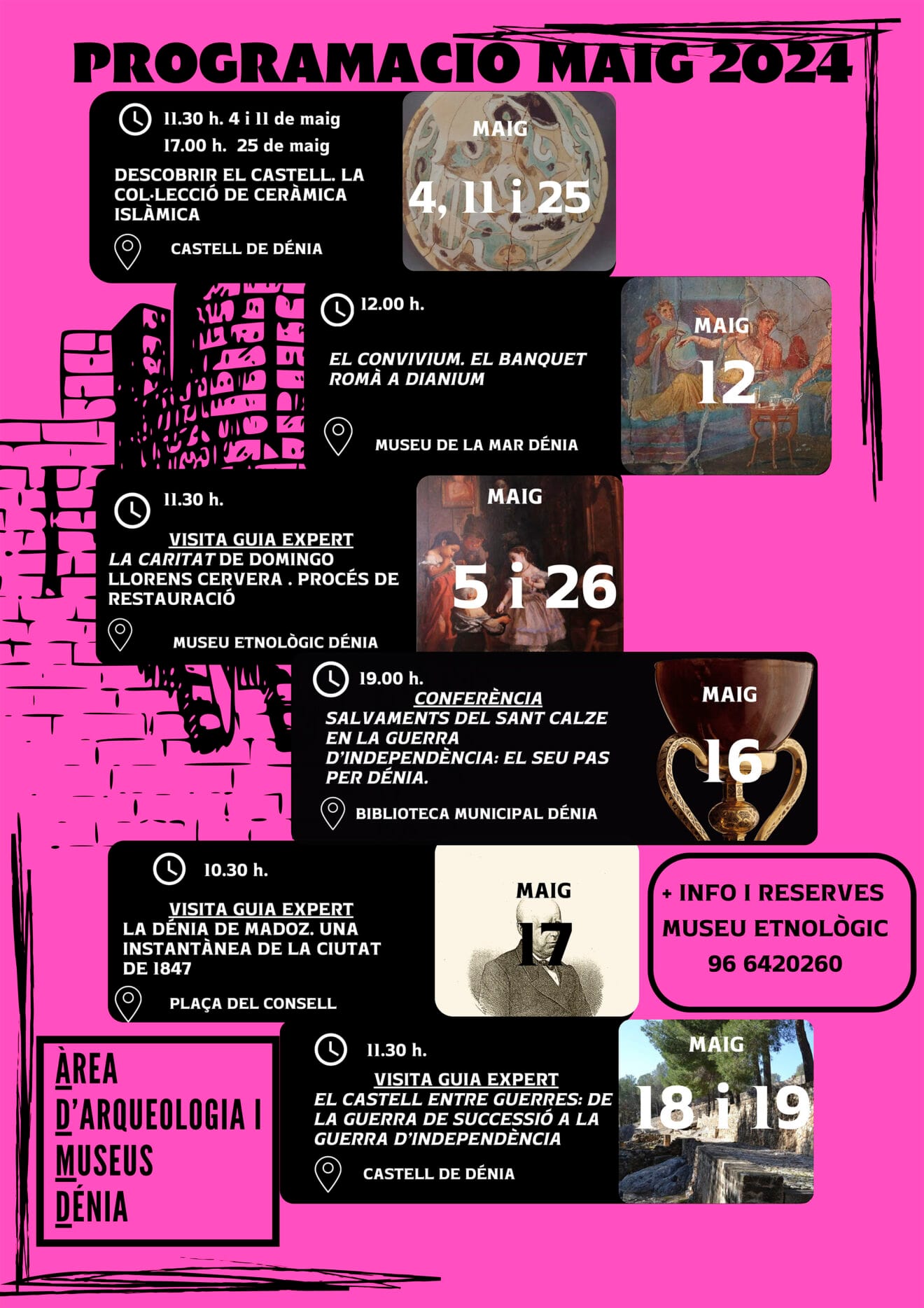 Programación especial en Dénia por el Día Internacional de los Museos
