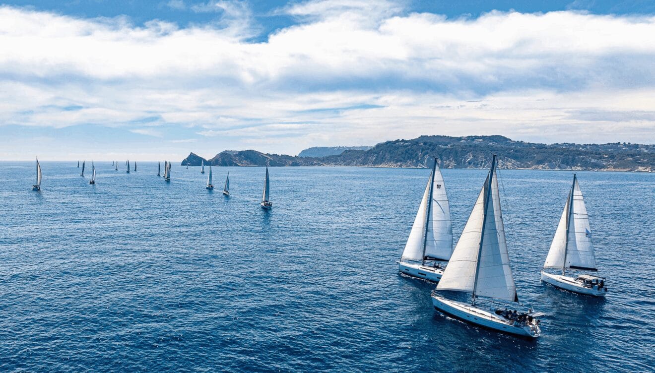 Regata en la Marina Alta
