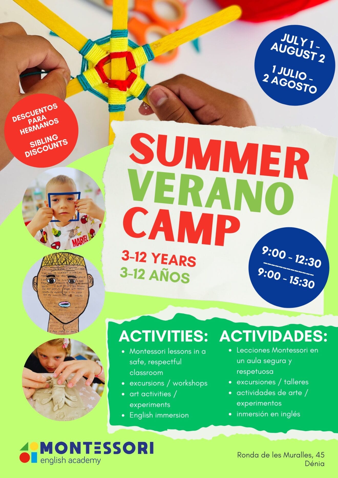 Summer Camp en Montessori English este veranoAcademy