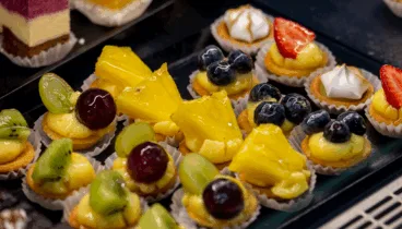 Tartaletas de fruta de temporada