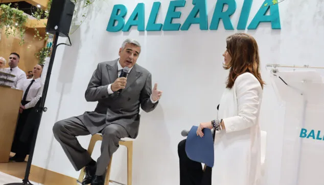 Adolfo Utor se hace con un buen mordisco de Prisa: el dueño de Baleària adquiere el 5,4% del grupo de El País y La SER 1 Imagen: Adolfo Utor, presidente de Baleària, en FITUR