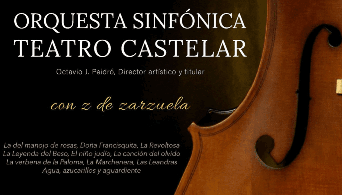 Auditorio Teulada Moraira se prepara para una velada de zarzuela con la Orquesta Sinfónica Teatro Castelar