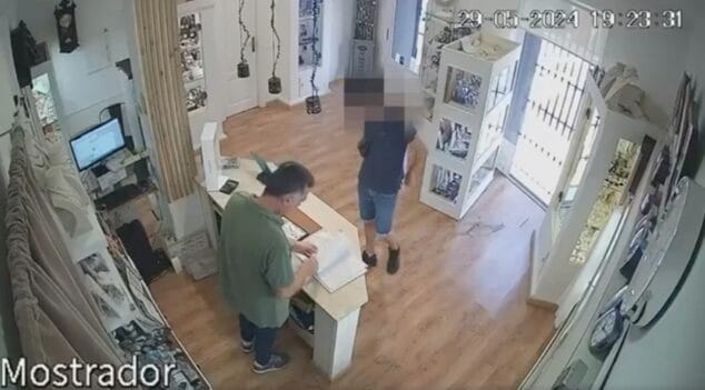 frame de la camara de seguridad