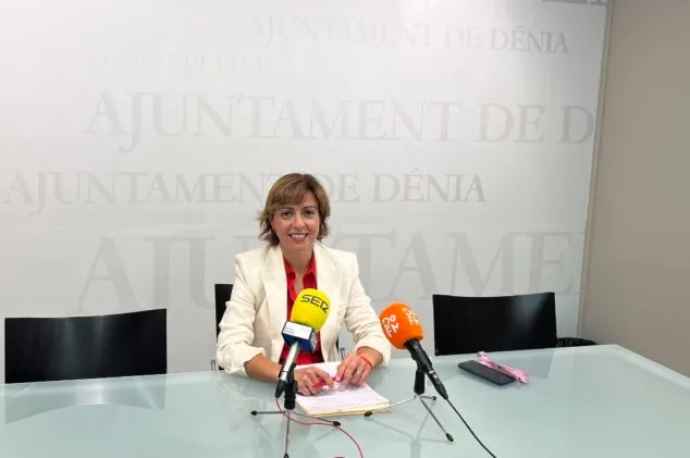 Imagen: Maria Josep Ripoll en el primer aniversario del PGE