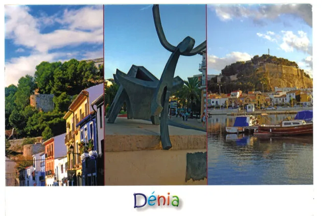 La Dénia de postal: cómo ha evolucionado la imagen con la que se vende la ciudad al turismo 15 Imagen: Postal de Dénia con Baix la Mar y puerto