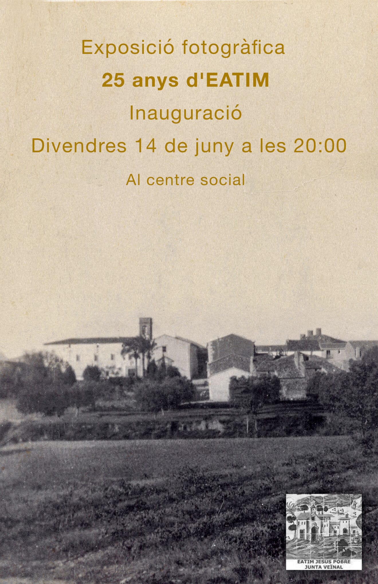 Poster exposición fotográfica de Jesús Pobre