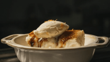 Postre casero tradicional con matices autóctonos de la costa alicantina