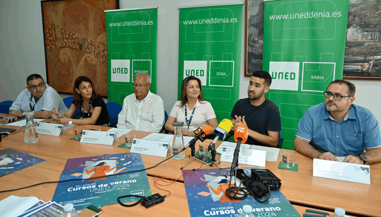 Presentación de  la 35ª edición de los Cursos de Verano de UNED Dénia