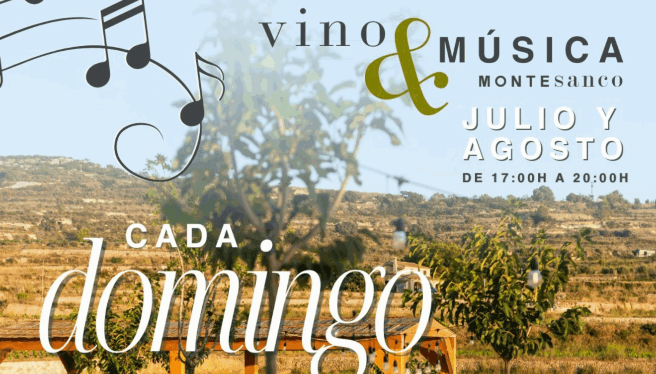 Vino y música en Bodegas Montesanco cada domingo este verano