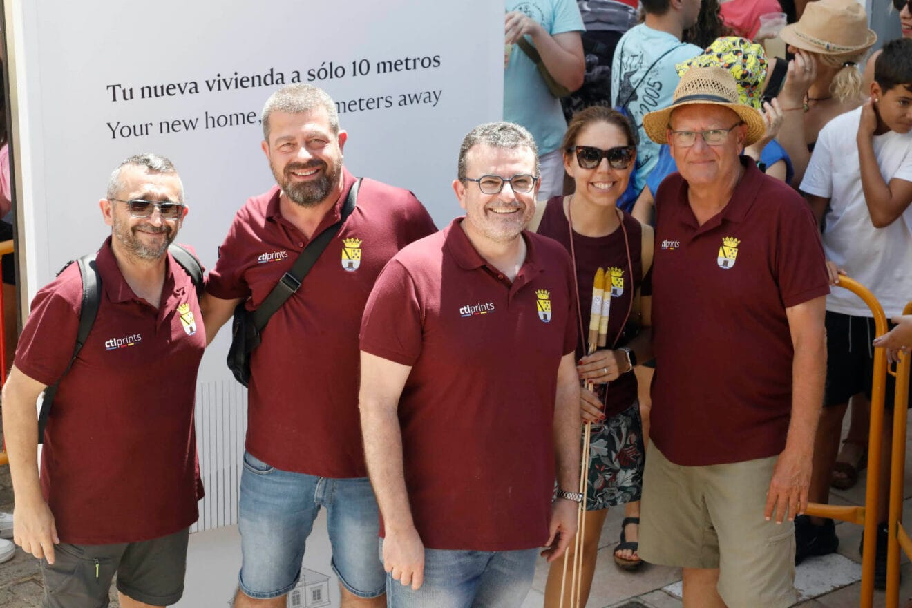 Ambiente en el cohete anunciador de las Fiestas de Dénia 2024 13