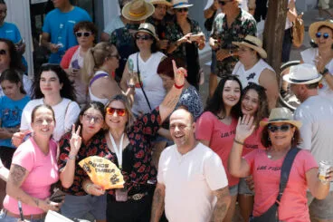 Ambiente en el cohete anunciador de las Fiestas de Dénia 2024 24