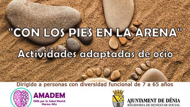 cartel de la iniciativa con los pies en la tierra dest