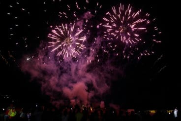 Castillo de fin de fiestas y celebración de la Eurocopa en Dénia 1