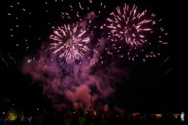 Castillo de fin de fiestas y celebración de la Eurocopa en Dénia 1