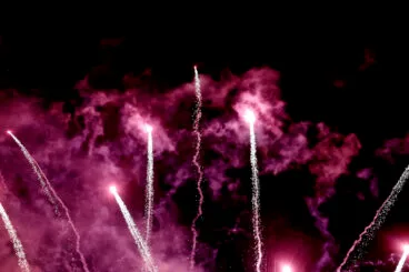 Castillo de fin de fiestas y celebración de la Eurocopa en Dénia 2