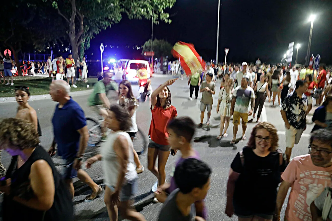 Castillo de fin de fiestas y celebración de la Eurocopa en Dénia 21