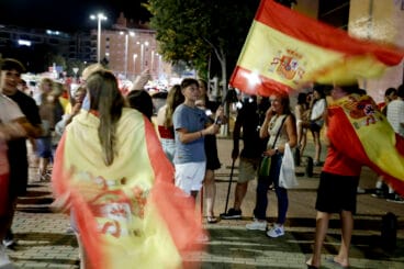Castillo de fin de fiestas y celebración de la Eurocopa en Dénia 24