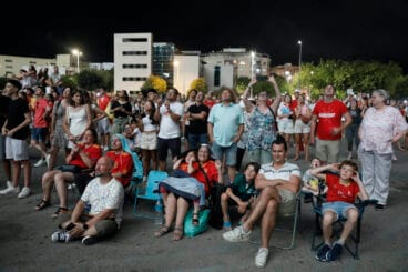 Castillo de fin de fiestas y celebración de la Eurocopa en Dénia 9