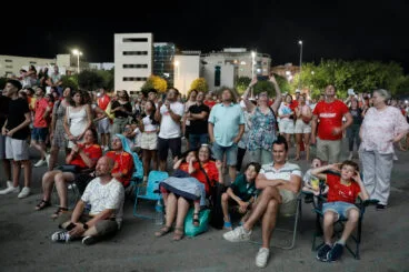 Castillo de fin de fiestas y celebración de la Eurocopa en Dénia 9
