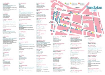 Comercios participantes y ubicación