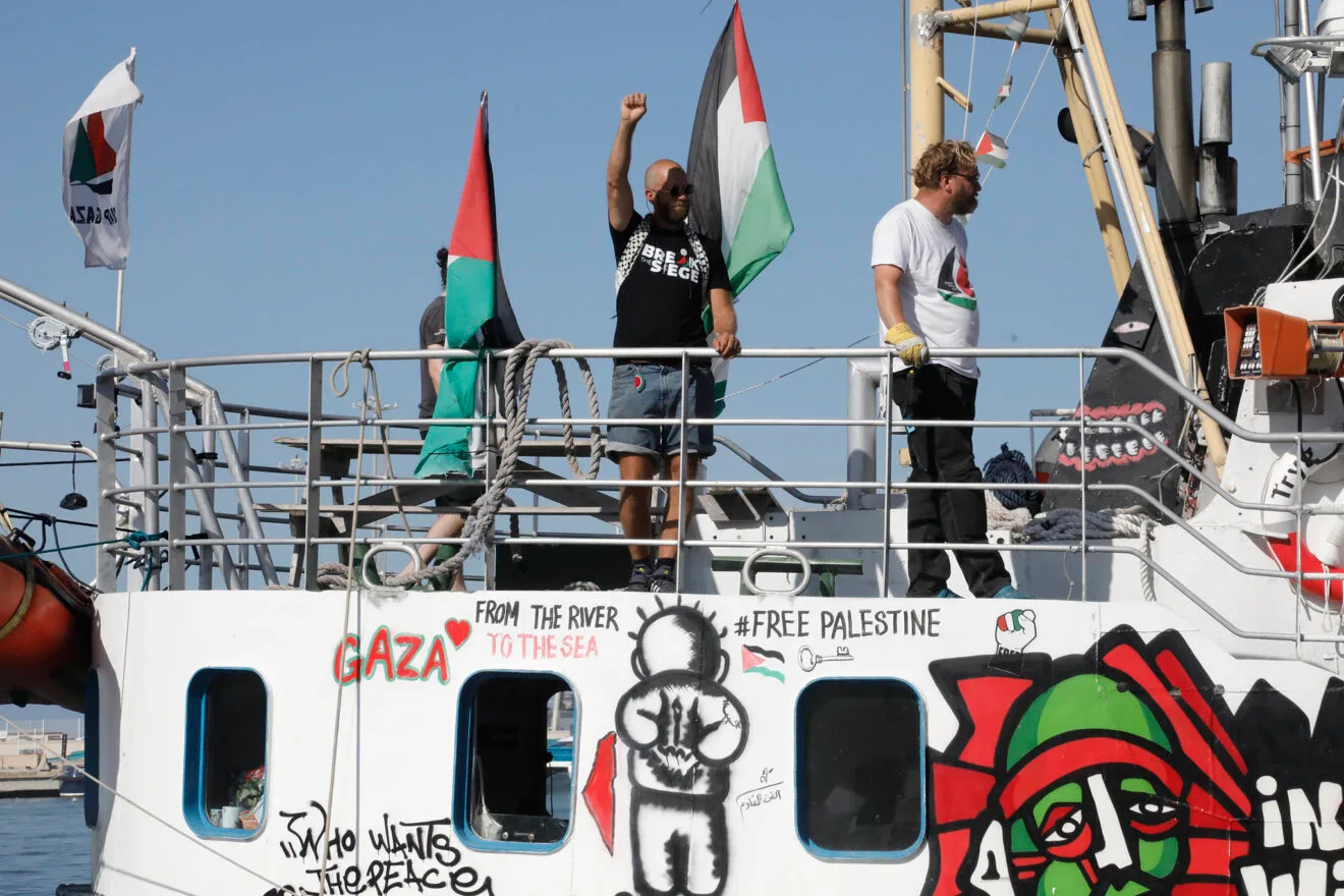 El Handala llega al puerto de Dénia 19