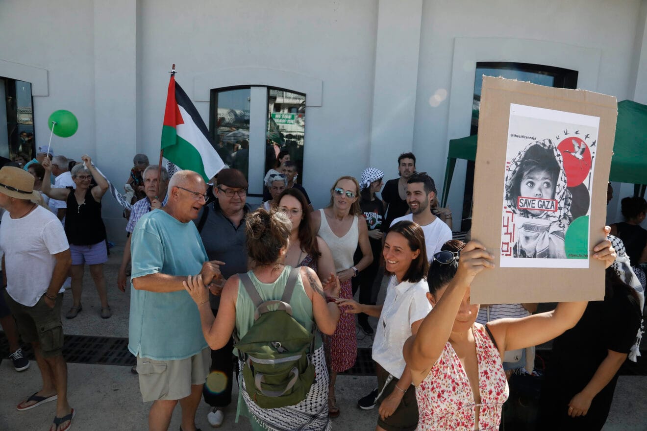 El Handala llega al puerto de Dénia 28