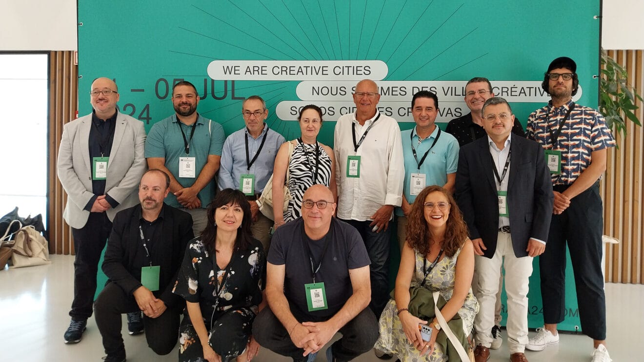 Equipo de Dénia en la Conferencia anual de Ciudades Creativas UNESCO dest