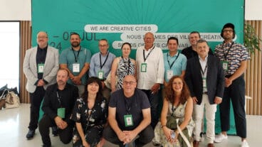 Equipo de Dénia en la Conferencia anual de Ciudades Creativas UNESCO dest